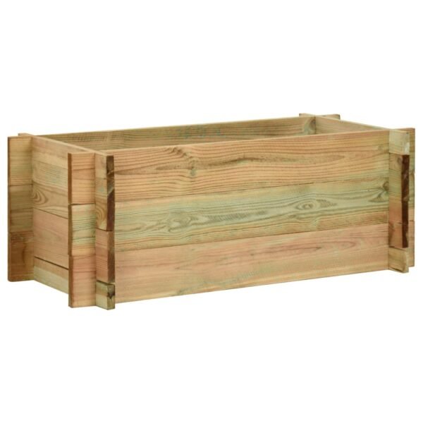 Plantenonline Plantenbak 80 cm geïmpregneerd grenenhout