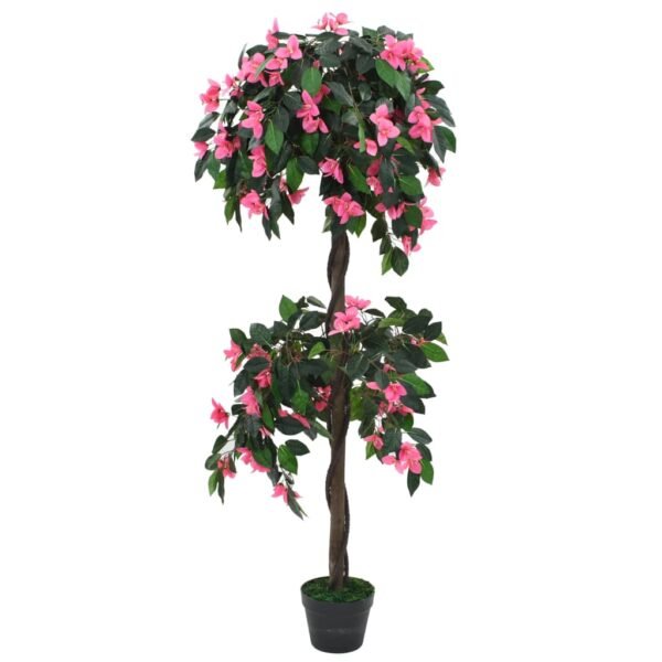 Plantenonline Kunstplant met pot rododendron 155 cm groen en roze