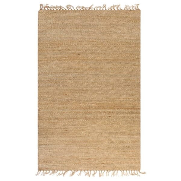 Plantenonline Vloerkleed 120x180 cm handgeweven jute natuurlijk