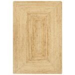 Plantenonline Vloerkleed handgemaakt 120x180 cm jute naturel