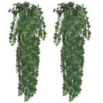 Plantenonline Kunstplanten 2 st klimop 90 cm groen