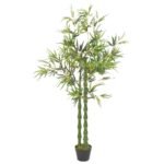 Plantenonline Kunstplant met pot bamboe 160 cm groen