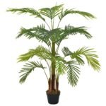 Plantenonline Kunstplant met pot palm 120 cm groen