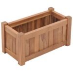 Plantenonline Plantenbak verhoogd 50x25x25 cm massief teakhout