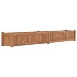 Plantenonline Plantenbak verhoogd 200x30x25 cm massief teakhout