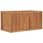 Plantenonline Plantenbak verhoogd 100x50x50 cm massief teakhout