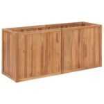 Plantenonline Plantenbak verhoogd 150x50x70 cm massief teakhout