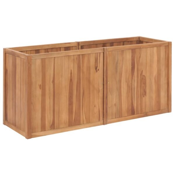 Plantenonline Plantenbak verhoogd 150x50x70 cm massief teakhout