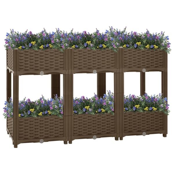 Plantenonline Plantenbak verhoogd 120x40x71 cm polypropyleen