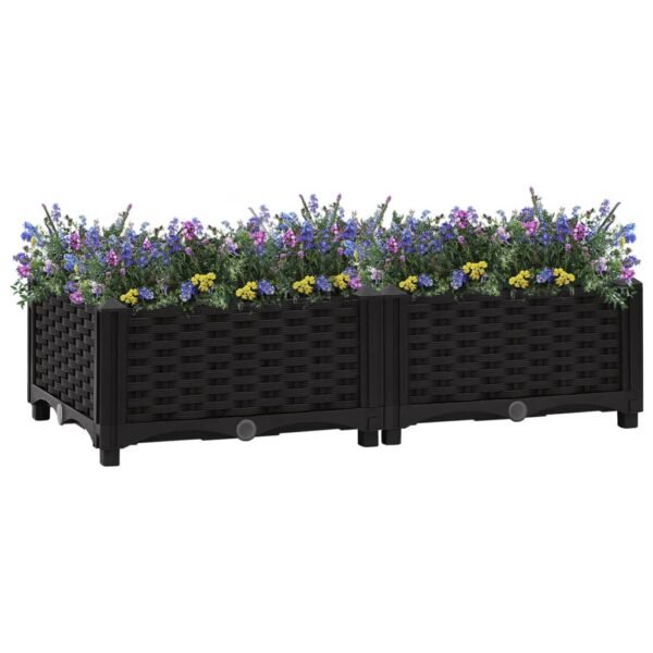 Plantenonline Plantenbak verhoogd 80x40x23 cm polypropyleen