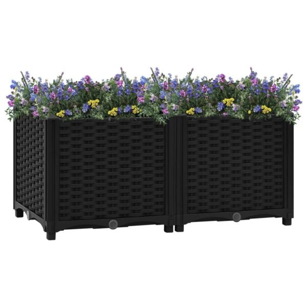 Plantenonline Plantenbak verhoogd 80x40x38 cm polypropyleen