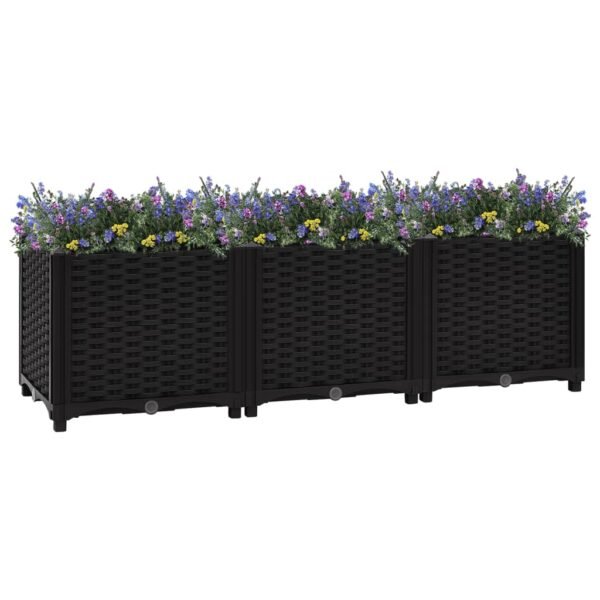 Plantenonline Plantenbak verhoogd 120x40x38 cm polypropyleen