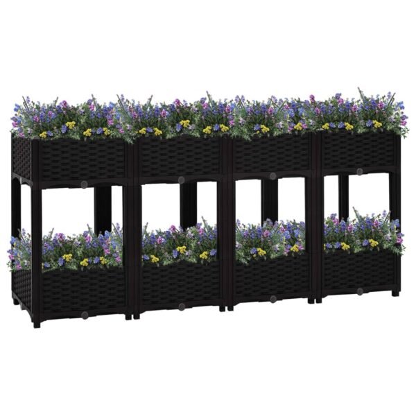 Plantenonline Plantenbak verhoogd 160x40x71 cm polypropyleen