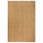Plantenonline Vloerkleed rechthoekig 200x300 cm jute naturel