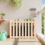Plantenonline Plantenbak verhoogd met hekontwerp 100x50x70 cm grenenhout