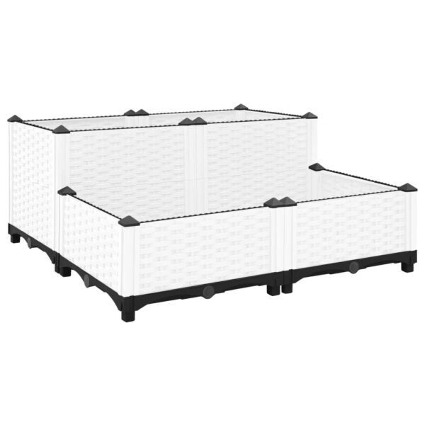 Plantenonline Plantenbak verhoogd 80x80x38 cm polypropyleen