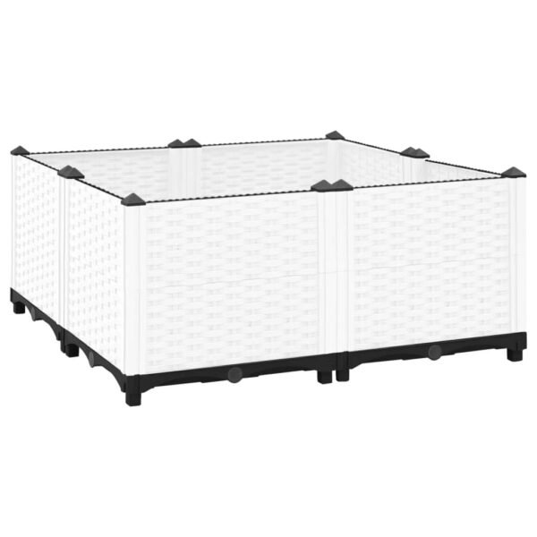 Plantenonline Plantenbak verhoogd 80x80x38 cm polypropyleen