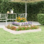 Plantenonline Plantenbak 80x80x27 cm massief grenenhout wit