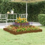 Plantenonline Plantenbak 80x80x27 cm massief grenenhout honingbruin