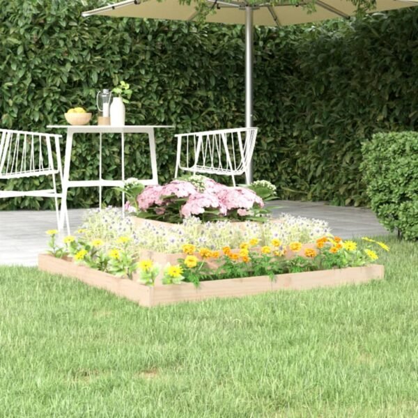 Plantenonline Plantenbak 110x110x27 cm massief grenenhout