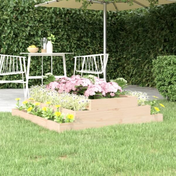 Plantenonline Plantenbak 110x110x27 cm massief grenenhout