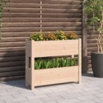 Plantenonline Plantenbak 77x25x66 cm massief grenenhout