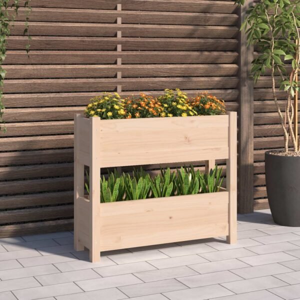 Plantenonline Plantenbak 77x25x66 cm massief grenenhout