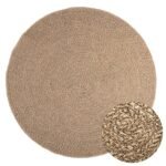 Plantenonline Vloerkleed ZIZUR binnen en buiten 160 cm jute look