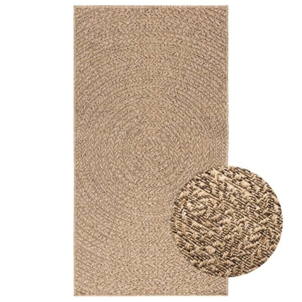 Plantenonline Vloerkleed ZIZUR binnen en buiten 80x150 cm jute look