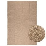 Plantenonline Vloerkleed ZIZUR binnen en buiten 200x290 cm jute look