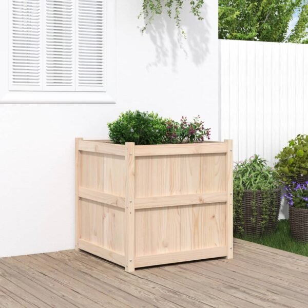 Plantenonline Plantenbak 70x70x70 cm massief grenenhout