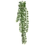 Plantenonline Kunsthangplanten 12 st 339 bladeren 90 cm groen en wit