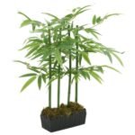 Plantenonline Kunstplant bamboe 240 bladeren 80 cm groen