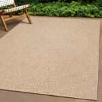 Plantenonline Vloerkleed ZIZUR binnen en buiten 60x110 cm jute look