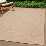 Plantenonline Vloerkleed ZIZUR binnen en buiten 80x250 cm jute look