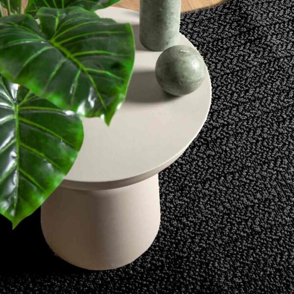 Plantenonline Vloerkleed ZIZUR binnen en buiten 80x250 cm jute look antraciet