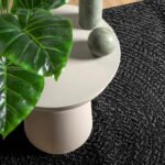 Plantenonline Vloerkleed ZIZUR binnen en buiten 80x150 cm jute look antraciet