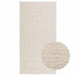 Plantenonline Vloerkleed ZIZUR room binnen en buiten 80x150 cm jute look