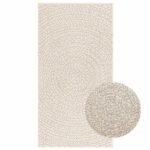 Plantenonline Vloerkleed ZIZUR room binnen en buiten 60x110 cm jute look