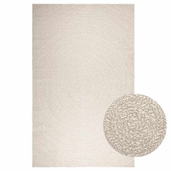Plantenonline Vloerkleed ZIZUR room binnen en buiten 200x290 cm jute look