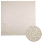 Plantenonline Vloerkleed ZIZUR room binnen en buiten 240x240 cm jute look