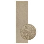Plantenonline Vloerkleed ZIZUR beige binnen en buiten 80x250 cm jute look