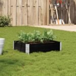 Plantenonline Plantenbak 80x60 cm massief grenenhout zwart