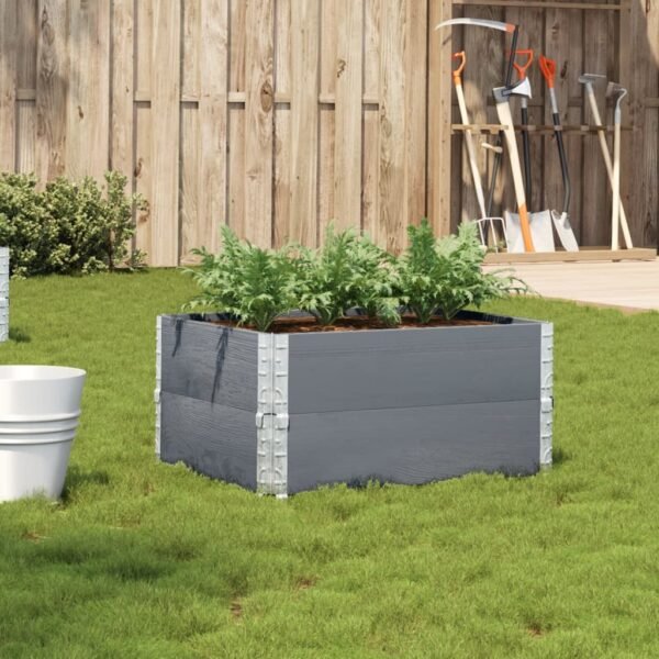 Plantenonline Plantenbak 80x60 cm massief grenenhout grijs