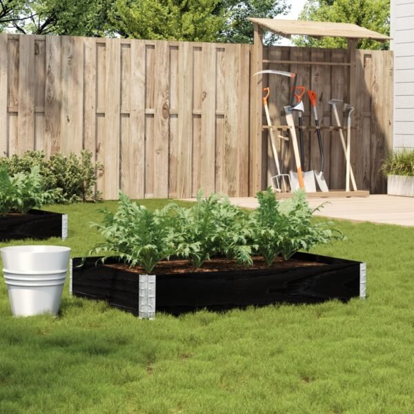 Plantenonline Plantenbak 120x80 cm massief grenenhout zwart