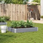 Plantenonline Plantenbak 120x80 cm massief grenenhout grijs