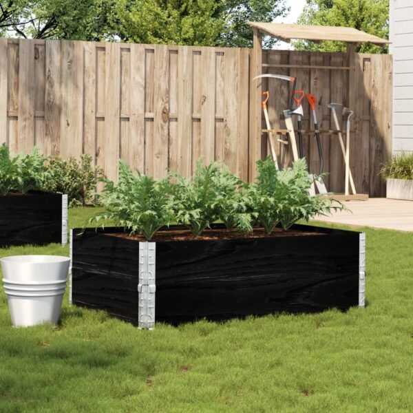 Plantenonline Plantenbak 120x80 cm massief grenenhout zwart