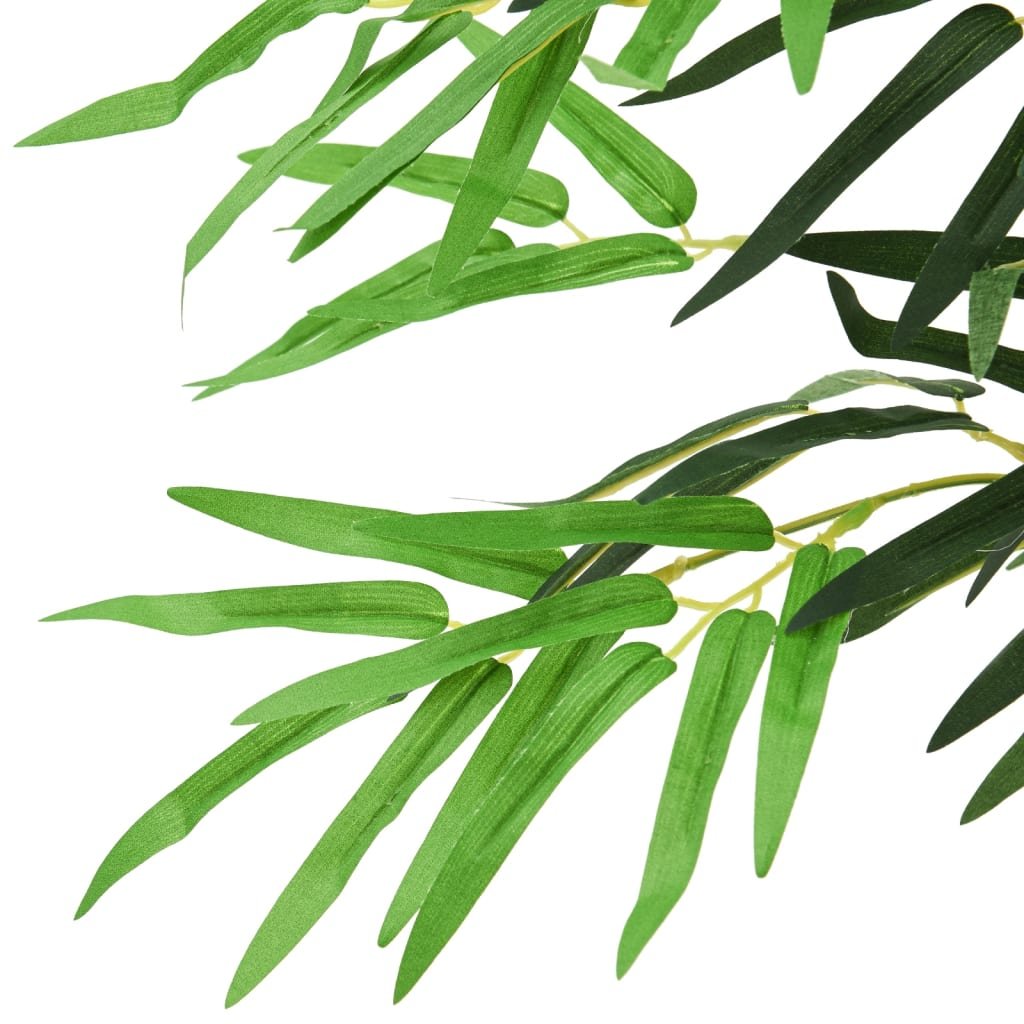 Kunstplant bamboe 80 cm – detail bladeren
